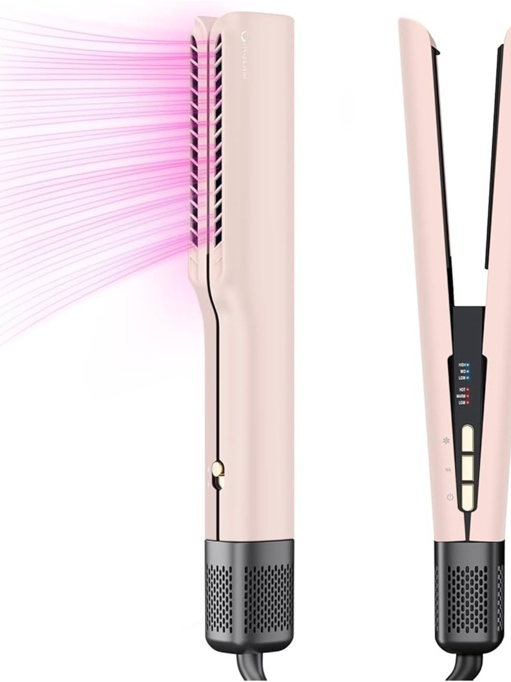 Ingram air straight, style from wet hair dryer